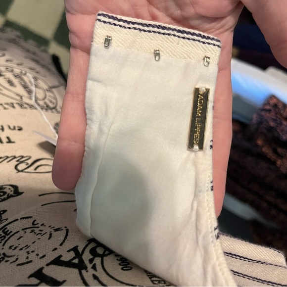 Adam Lippes Striped Cream and Black Bralette Rent the Runway - Picture 7 of 12